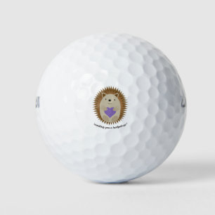 Adorable Sending You A Hedgehug Hedgehog Golf Balls
