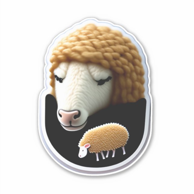 Adorable Sheep Stickers for Every Occasion (Front)