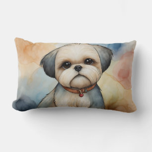 Adorable Shih Tzu  Lumbar Cushion