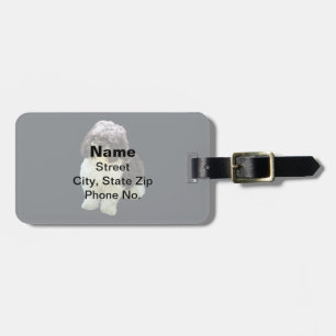 Adorable Shih Tzu Puppy Luggage Tag