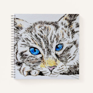 Adorable Siamese Ragdoll Cat Notebook
