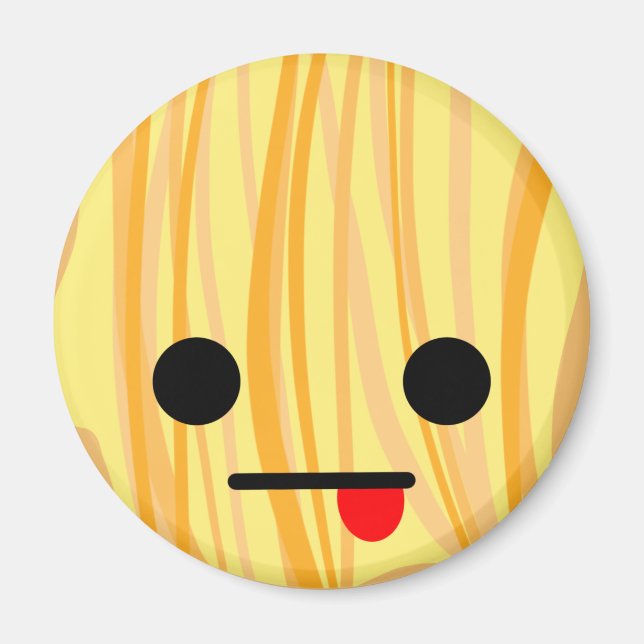 Adorable Silly Face Refrigerator Magnet (Front)