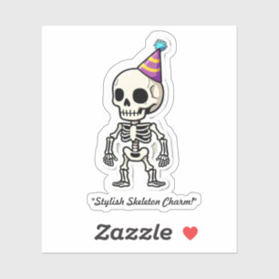 "Adorable Skeleton Graphic"