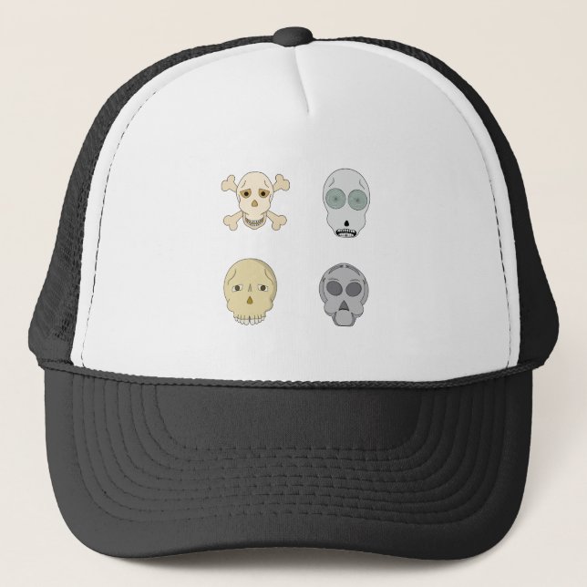 Adorable Skulls Collection Trucker Hat (Front)