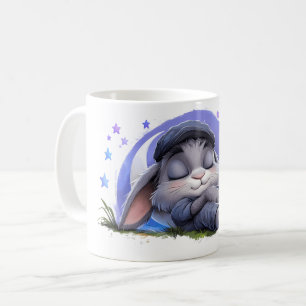 Adorable Sleepy Bunny Mug