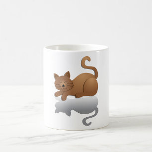 Adorable Sleepy Kitty Coffee Mug