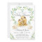 Adorable Sloth Baby Shower Invitation