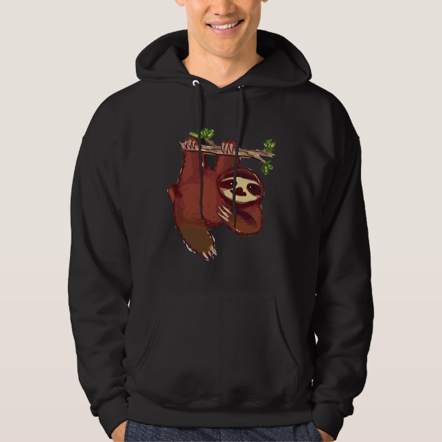 Adorable Sloth Hoodie (Front)