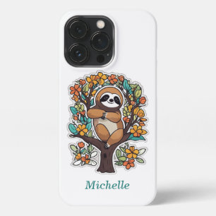 Adorable Sloth iPhone 13 Pro Case