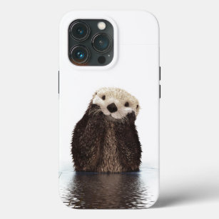 Adorable Smiling Otter in Lake OtterBox iPhone Cas iPhone 13 Pro Case