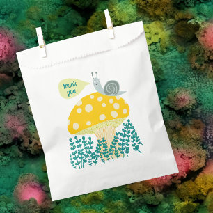 Adorable Snail Mushroom Cute Butterfly Baby Shower Favour Bag