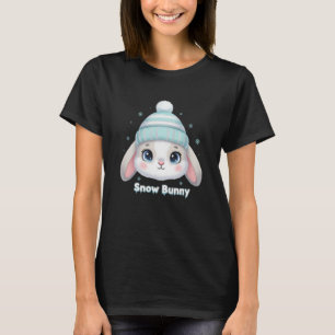 Adorable Snow Bunny Winter Beanie - Cute Rabbit Ar T-Shirt