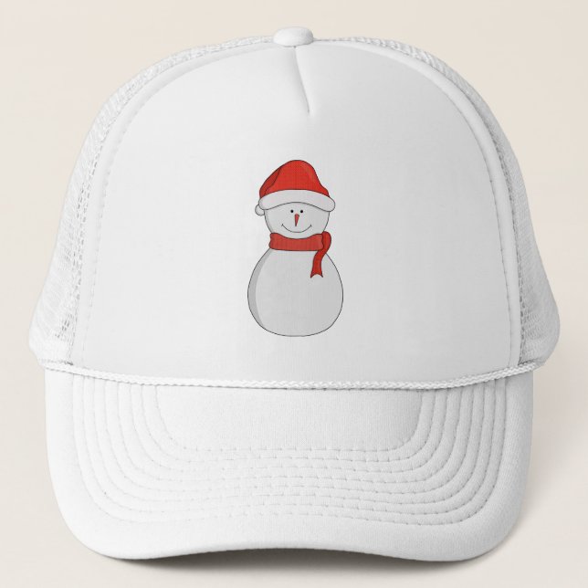 Adorable Snowman Trucker Hat (Front)