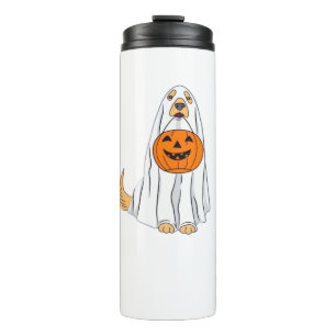 Adorable Spooky Golden Retriever Ghost Classic T-S Thermal Tumbler