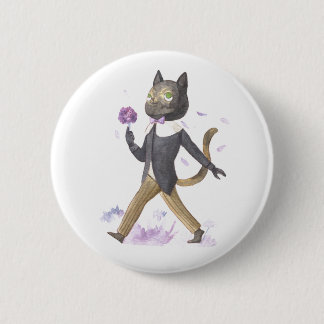 Adorable Stardust the Cat Button