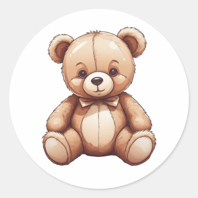 adorable sticker teddy bear (Front)