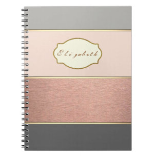 Adorable  Striped,Colourful -Personalised Notebook