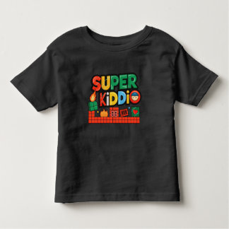 Adorable Super Kiddio Colourful Art For Kids Toddler T-Shirt