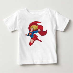 Adorable Supergirl Stance Baby T-Shirt