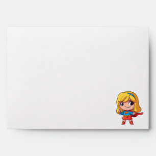 Adorable Supergirl Stance Envelope