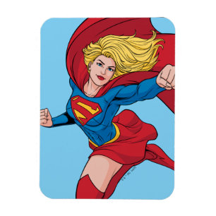 Adorable Supergirl Stance Magnet