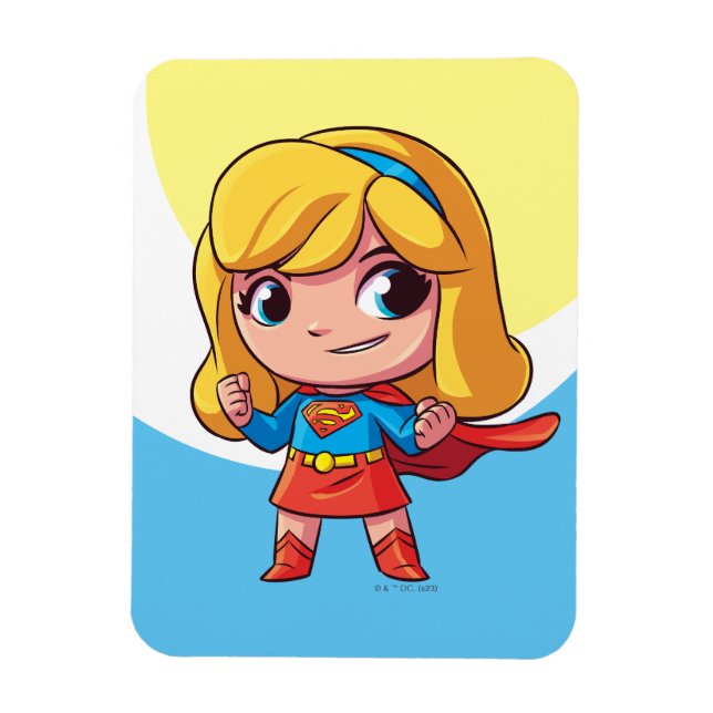 Adorable Supergirl Stance Magnet (Vertical)