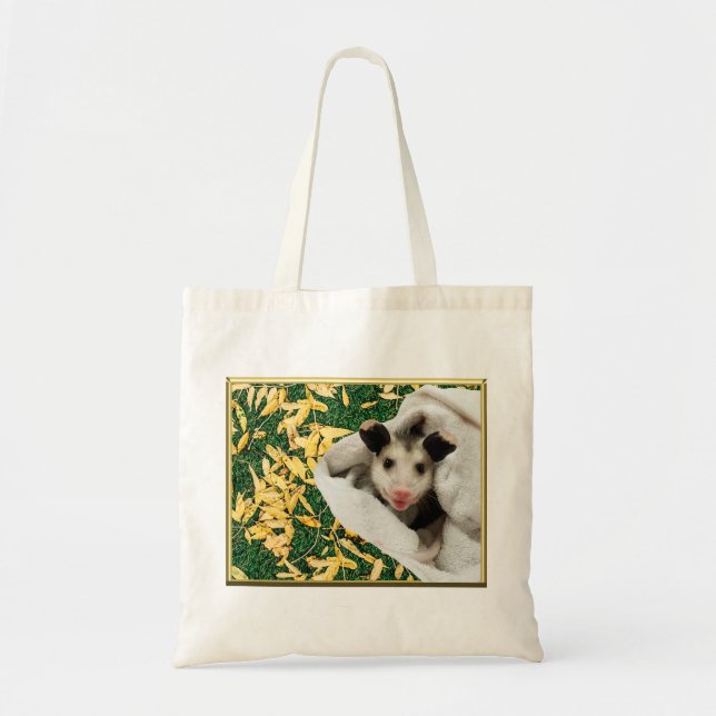 Adorable Sweet Baby Opossum Tote Bag (Front)