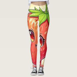 Adorable Sweet Strawberry Bliss Leggings