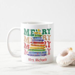 Adorable Teachers Gift Christmas Coffee Mug