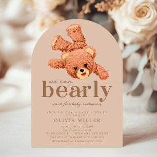 Adorable Teddy Bear Baby Shower Invitation