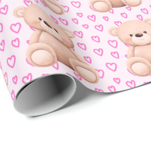 Adorable Teddy Bear Gift Wrap – for Baby Girls