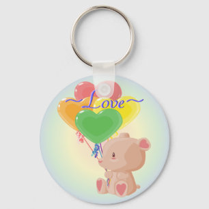 Adorable Teddy Bear Keychain