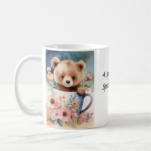 Adorable Teddy Bear Mug- perfect for cosy moment  Coffee Mug (Left)