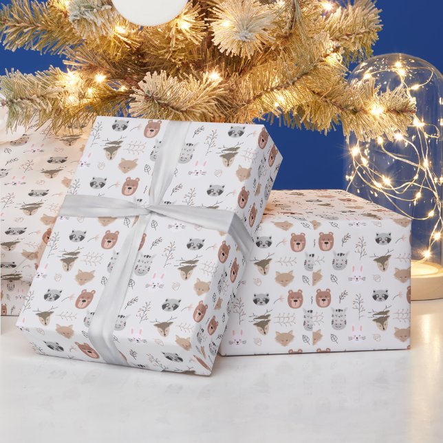 Adorable Teddy Pattern Gift Wrap for All Occasions (Holidays)