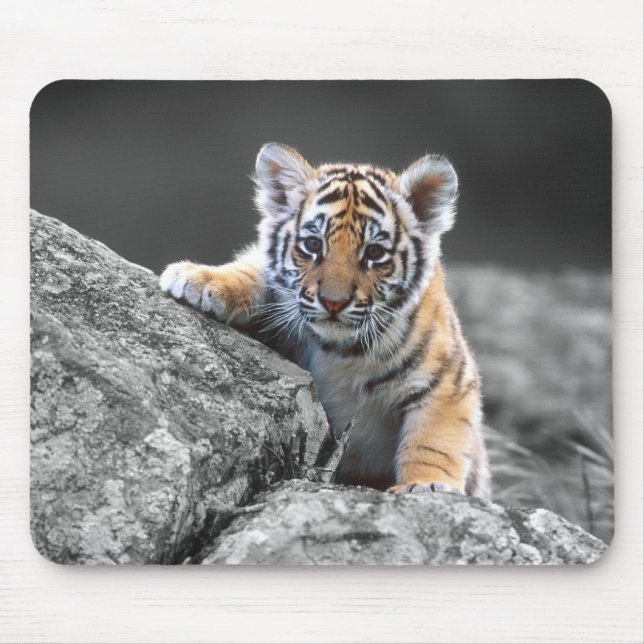 Adorable Tiger Cub Mousepad (Front)