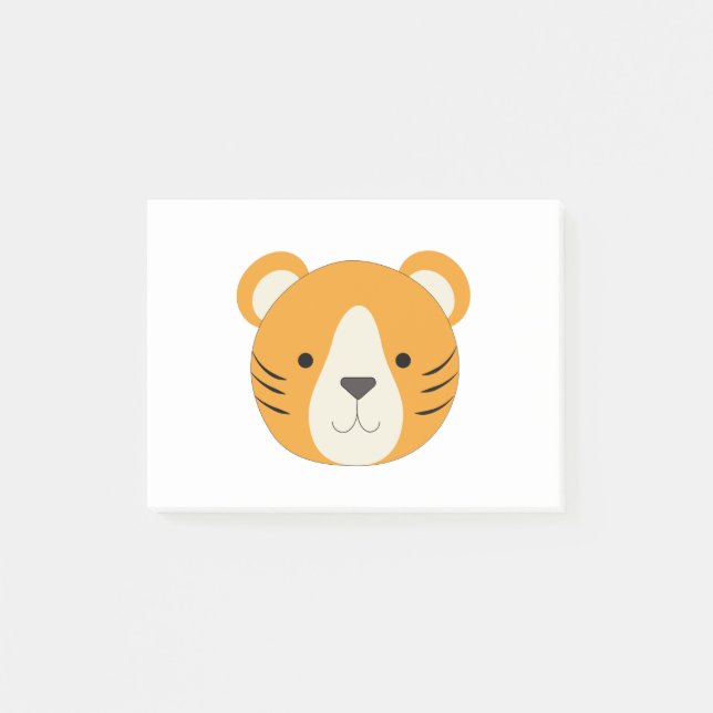 Adorable Tiger Post-it Notes (Front)