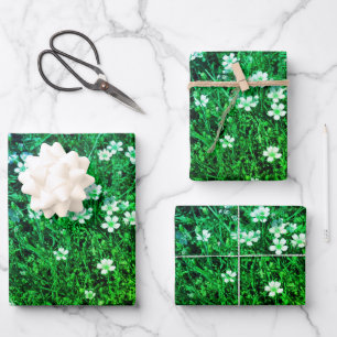 Adorable Tiny Flowers Wrapping Paper Sheet