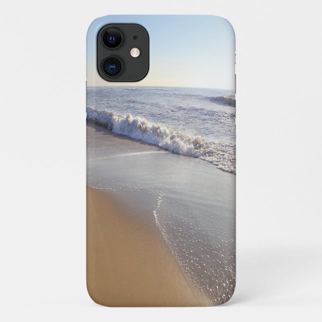 Adorable Tropical Beach,Sand Waves Case-Mate iPhone Case (Back)
