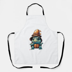 Adorable Turtle in Halloween Mood Essential T-Shir Apron