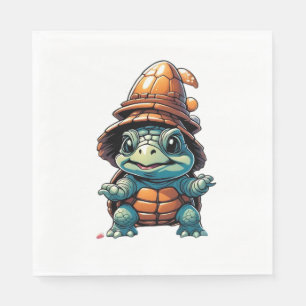 Adorable Turtle in Halloween Mood Essential T-Shir Napkin