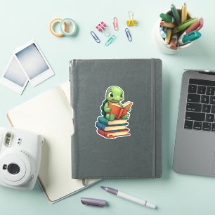 Adorable Turtle Reading Books (3)