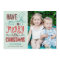 Adorable Type Christmas Photo Card
