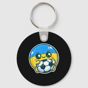 Adorable Ukrainian Bynner Fan Ukraine Flag Cute Ca Key Ring