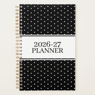 Adorable Undated Polka Dot Pattern Planner