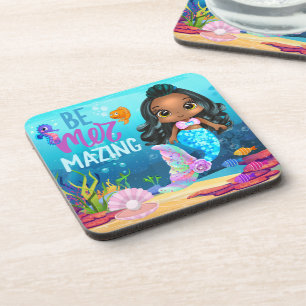 Adorable Under the Sea Be Mer-mazing Mermaid Coaster