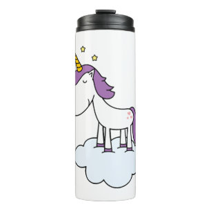 Adorable unicorn thermal tumbler