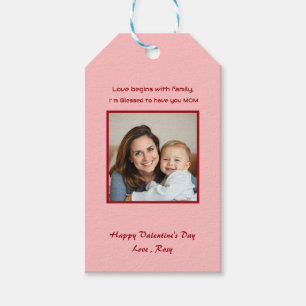 Adorable Valentine’s Day Card for Kids Gift Tags