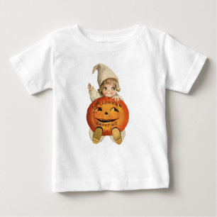Adorable Vintage Halloween Toddler Ruffle Dress Baby T-Shirt