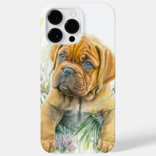ADORABLE WATERCOLOR BROWN MASTIFF PUPPY DOG Case-Mate iPhone 14 PRO MAX CASE