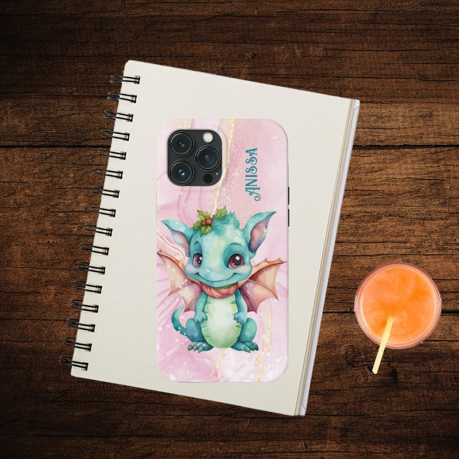 Adorable Watercolor Dragon Case-Mate iPhone Case (Creator Uploaded)